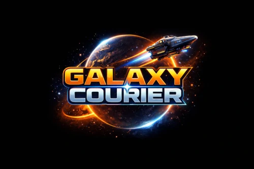 Galaxy Courier game logo